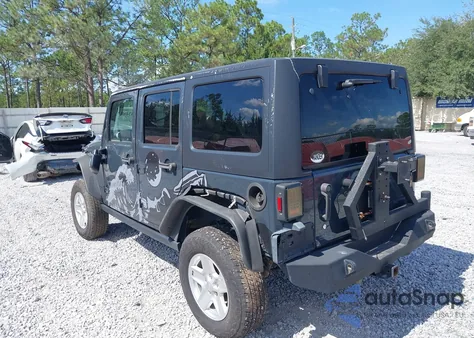 2016 Jeep Wrangler Unlimited Rubicon из США, поврежденный, VIN 1C4HJWFG1GL185157